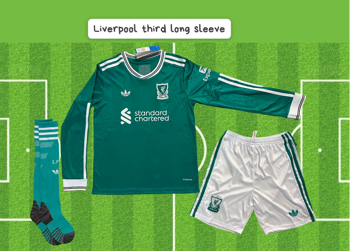 2025/26 Liverpool HOME long sleeves Football Kit