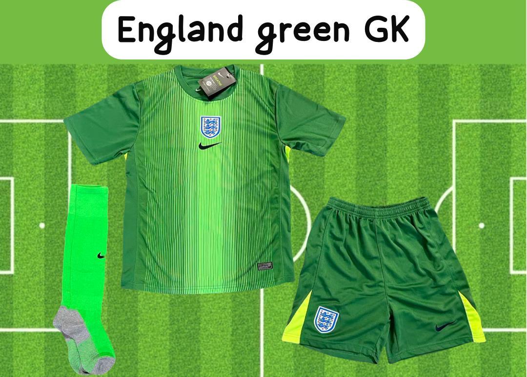 2025/26 England green GK Football Kit