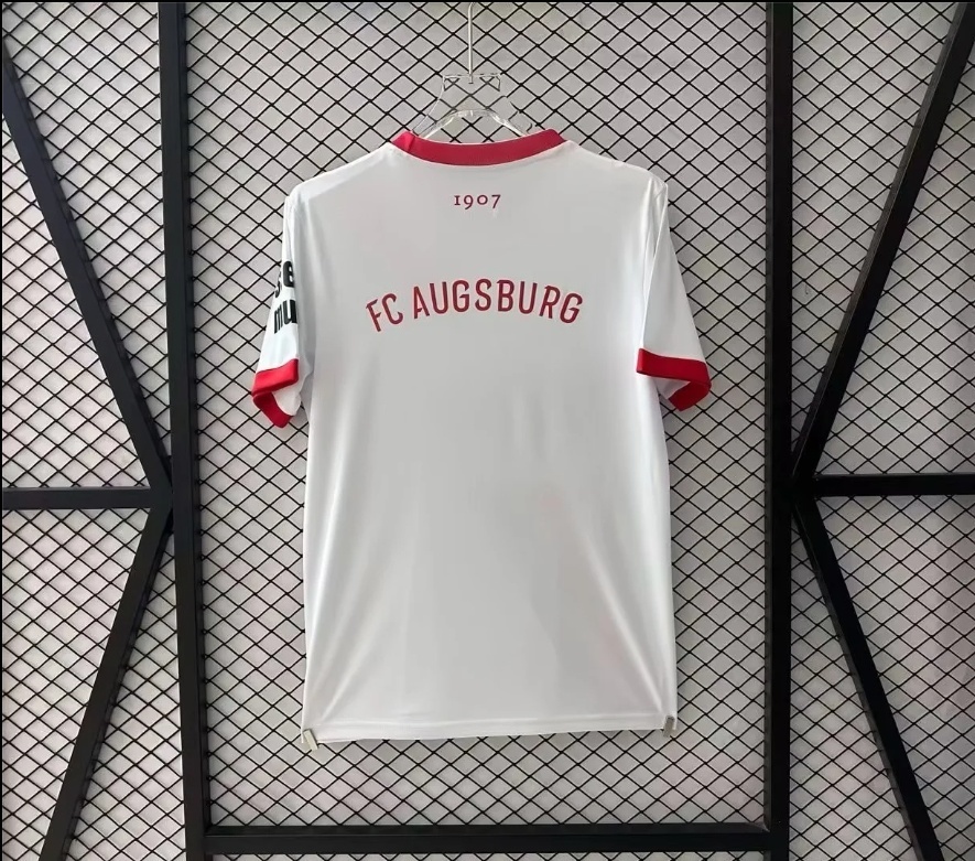 2025-26 Augsburg Home Football Jersey