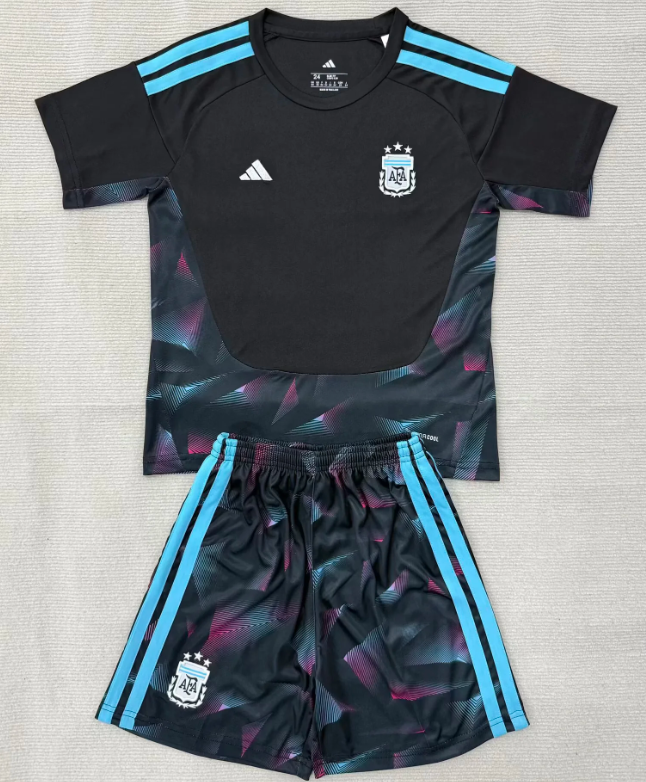 2026-27 Argentina Goalkeeper Black  Football Kit