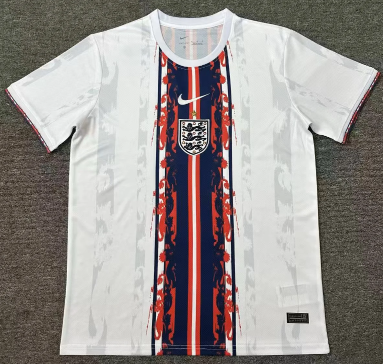 2026-27 England White training suit Football Jersey