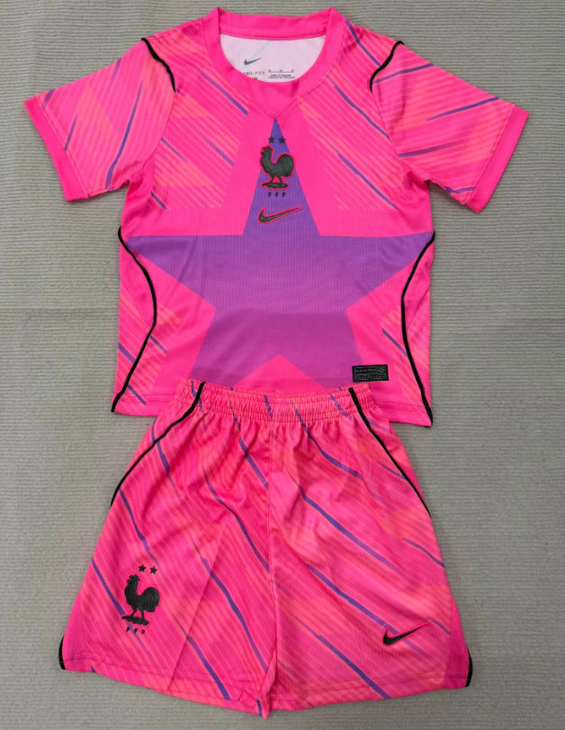 2026-27 France pink goalkeeper Football Kit