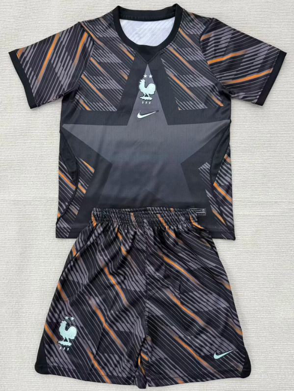 2026-27 France Black goalkeeper Football Kit