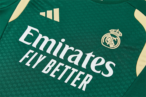 2026/27 Real Madrid  green Short Sleeve Tracksuits