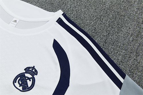 2026/27 Real Madrid  white Short Sleeve Tracksuits