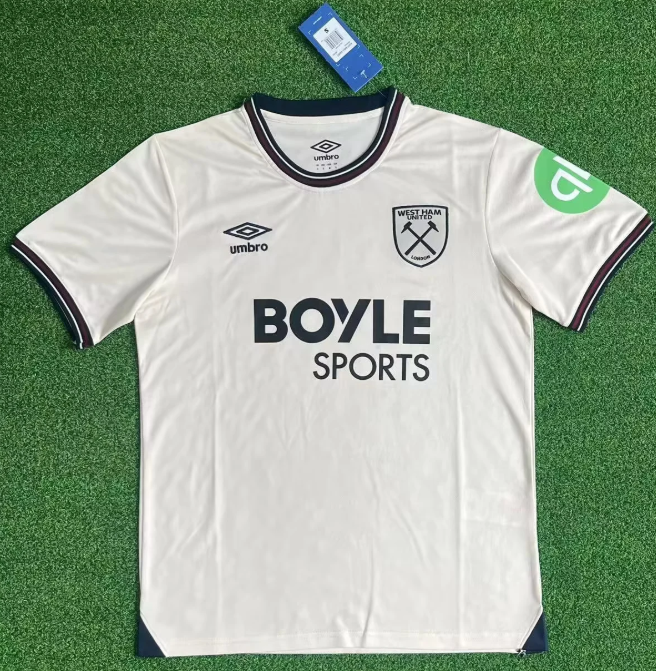 2025-26 West Ham United Away Football Jersey