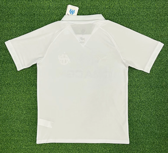 2025-26 Marseille 125th anniversary White Football Jersey