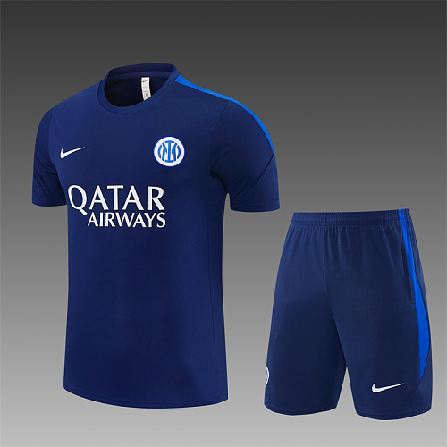 2026/27  Inter Milan Sapphire blue Short Sleeve Tracksuits