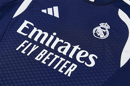 2026/27 Real Madrid  Sapphire blue Short Sleeve Tracksuits