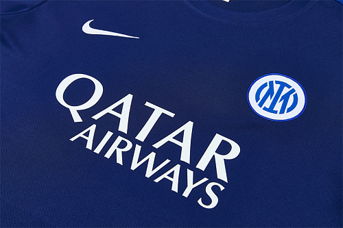 2026/27  Inter Milan Sapphire blue Short Sleeve Tracksuits