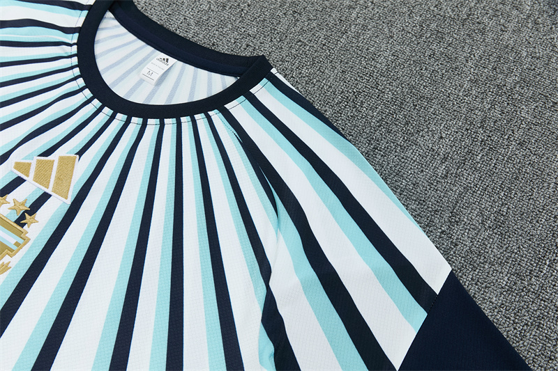 2026/27 Argentina Blue and white camouflage Short Sleeve Tracksuits