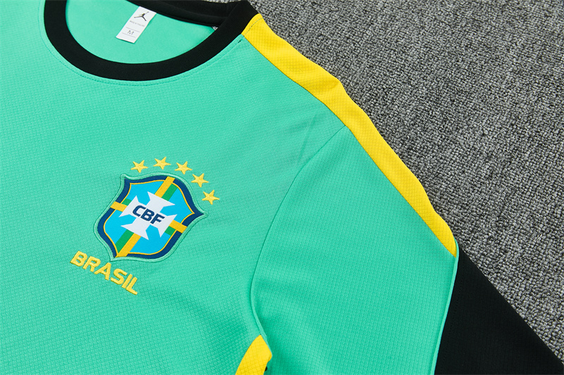 2026/27 Brazil Light green Short Sleeve Tracksuits