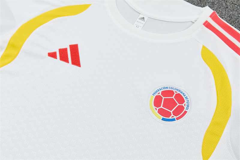 2026/27 Colombia White Short Sleeve Tracksuits
