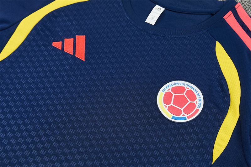 2026/27 Colombia Sapphire blue Short Sleeve Tracksuits