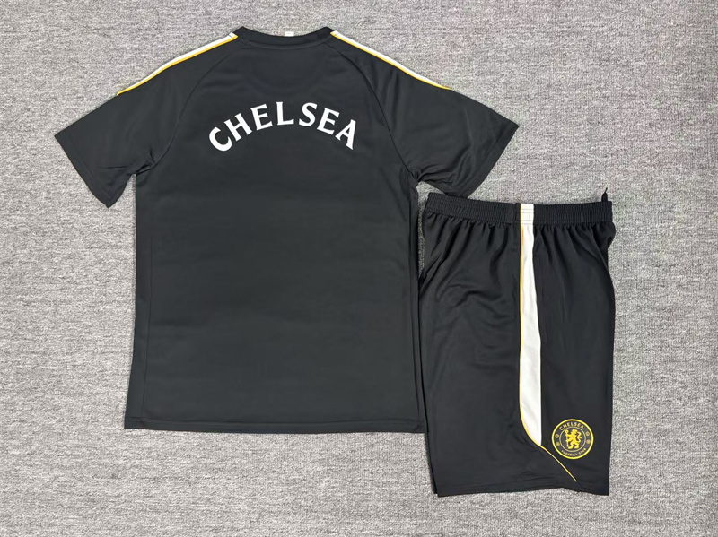 2026/27 Chelsea Black Short Sleeve Tracksuits
