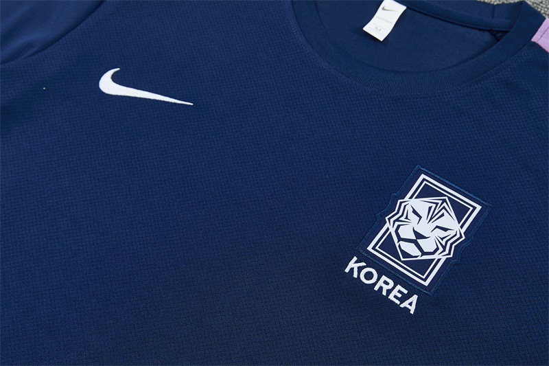 2026/27 South Korea Sapphire blue Short Sleeve Tracksuits