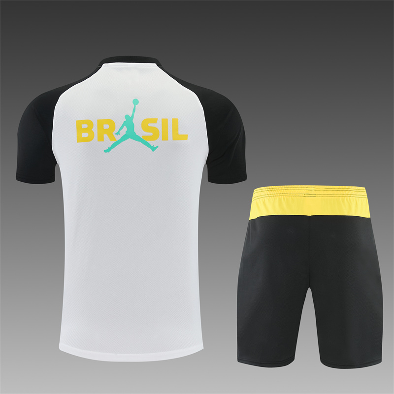 2026/27 Brazil White Short Sleeve Tracksuits