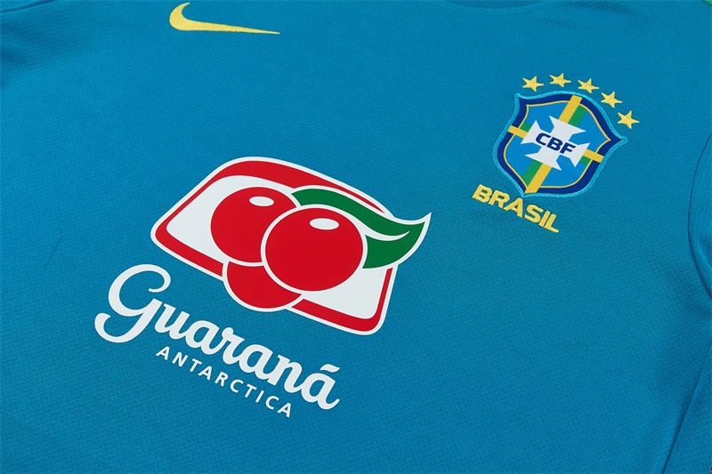 2026/27 Brazil Light blue Short Sleeve Tracksuits