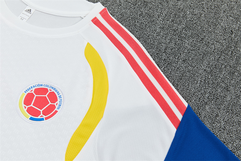 2026/27 Colombia White Short Sleeve Tracksuits