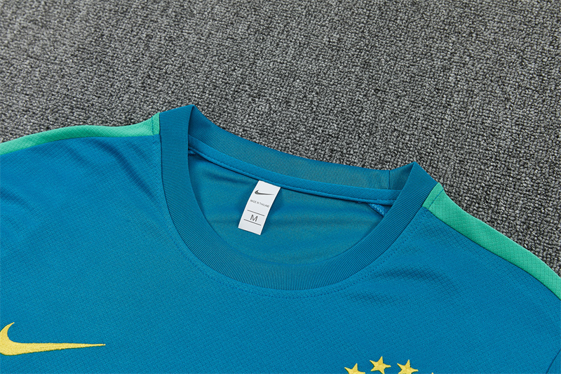 2026/27 Brazil Light blue Short Sleeve Tracksuits