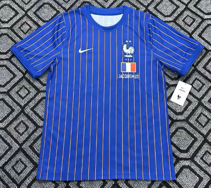2026-27  France Blue training suit Football Jersey