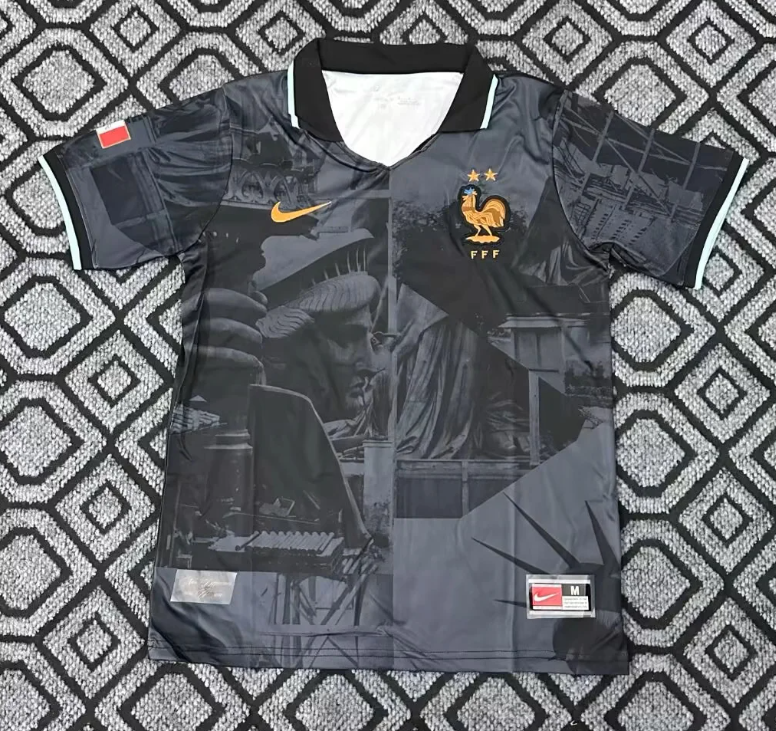 2026-27  France Blue training suit Football Jersey