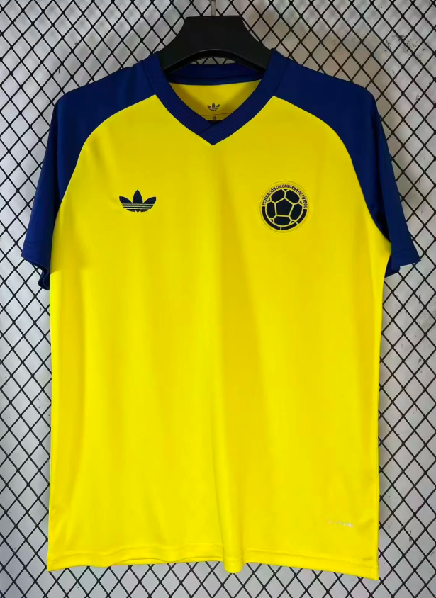 2026-27 Colombia Yellow training suit Football Jersey