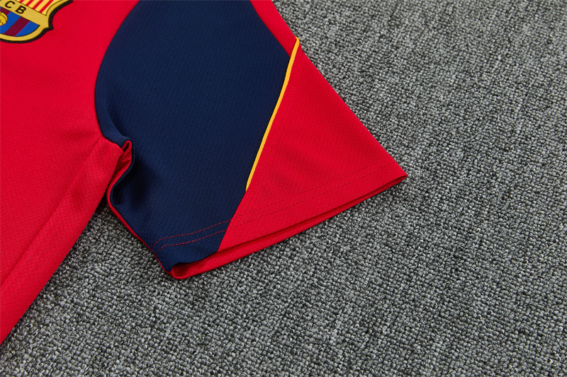 26/27 Barcelona Red Short Sleeve Tracksuits