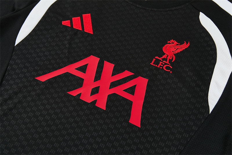 26/27 Liverpool Black Short Sleeve Tracksuits