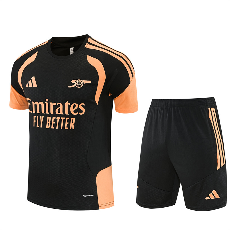 26/27 Arsenal Black Short Sleeve Tracksuits
