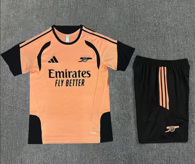 26/27 Arsenal Orange Short Sleeve Tracksuits