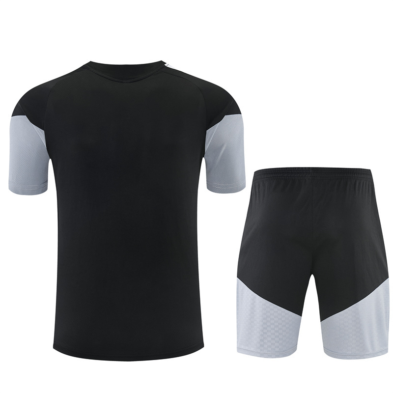 26/27 Spain Black Short Sleeve Tracksuits