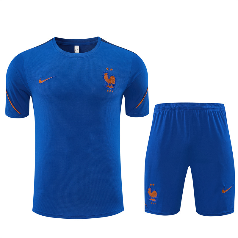 26/27 French Blue Short Sleeve Tracksuits