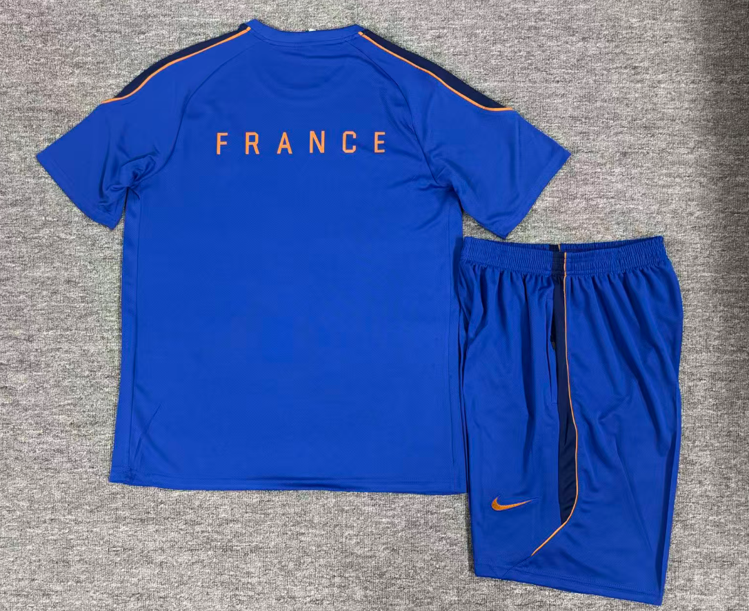 26/27 French Blue Short Sleeve Tracksuits