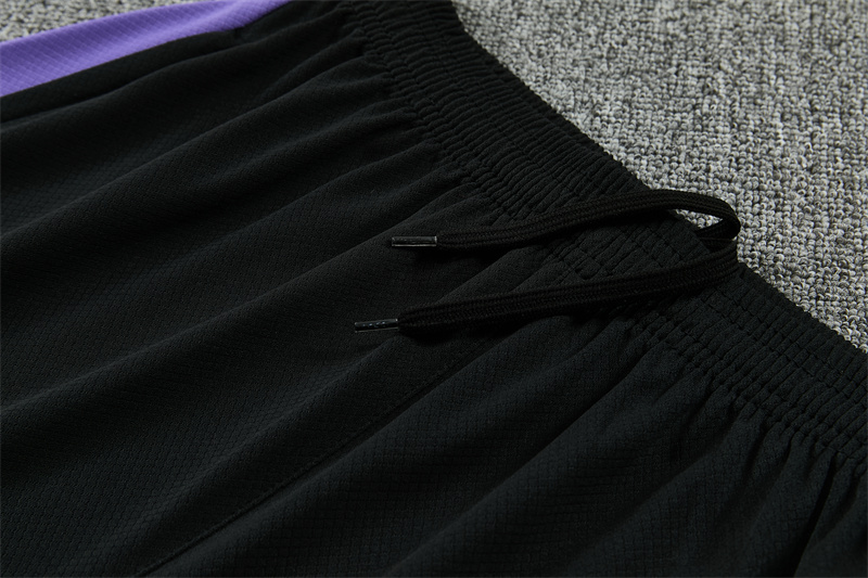 26/27 Barcelona Black Short Sleeve Tracksuits