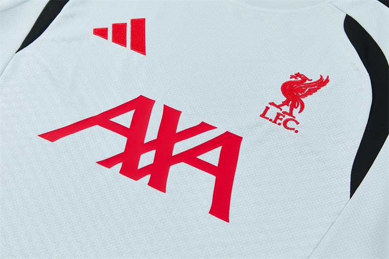 26/27 Liverpool Light Grey Short Sleeve Tracksuits