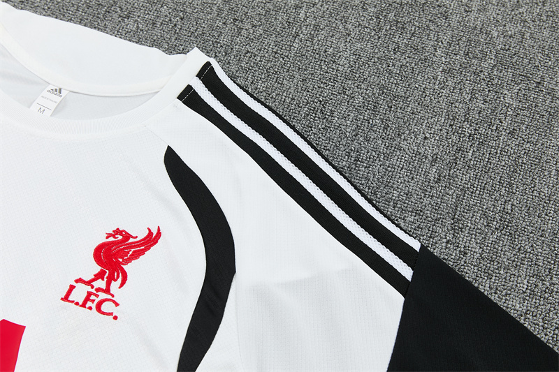 26/27 Liverpool White Short Sleeve Tracksuits