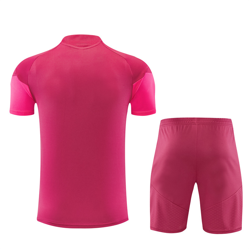 26/27 Real Madrid Rose Pink Short Sleeve Tracksuits