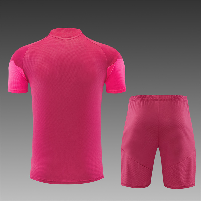 26/27 Real Madrid Rose Pink Short Sleeve Tracksuits
