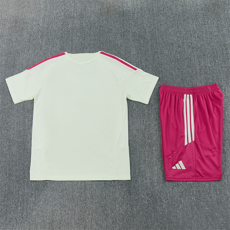 26/27 Real Madrid Beige Short Sleeve Tracksuits