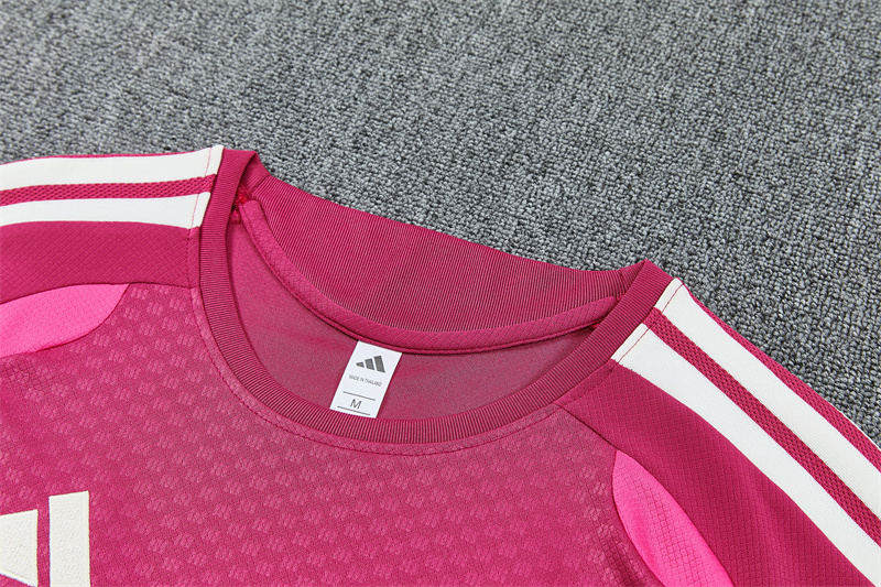 26/27 Real Madrid Rose Pink Short Sleeve Tracksuits