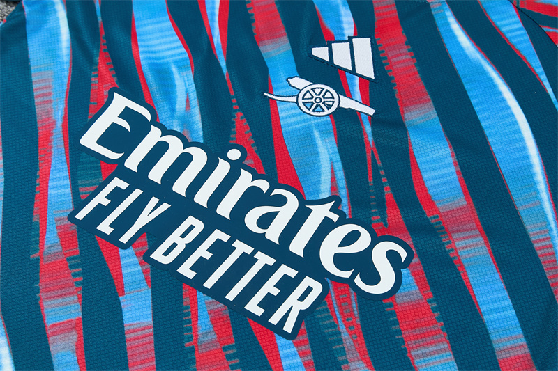 26/27 Arsenal Red and Blue Short Sleeve Tracksuits