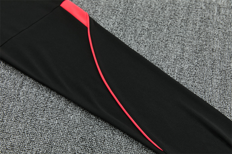 26/27 Jordan Brazil Black and Orange-Red Tracksuits