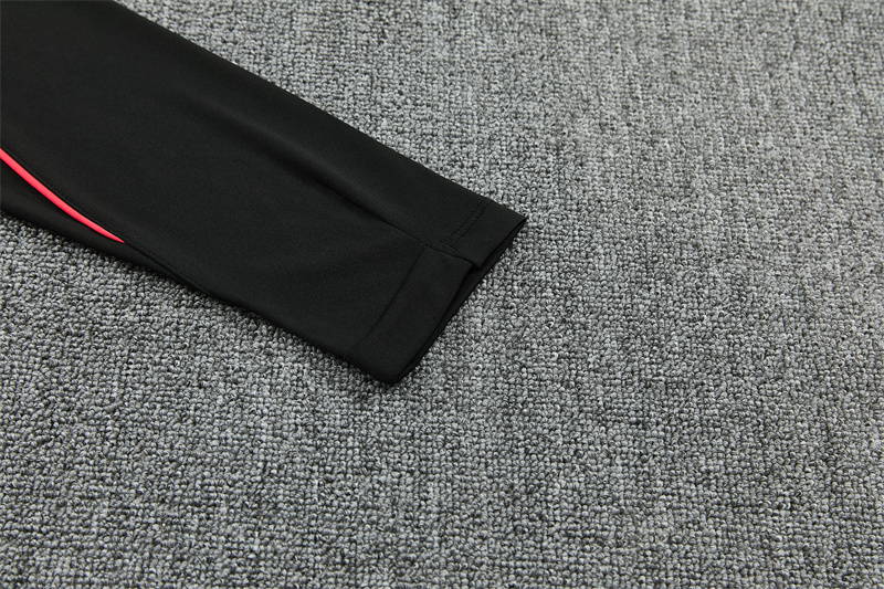 26/27 Jordan Brazil Black and Orange-Red Tracksuits