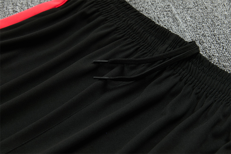 26/27 Jordan Brazil Black and Orange-Red Tracksuits