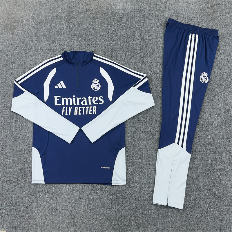 26/27 Real Madrid Blue Tracksuits