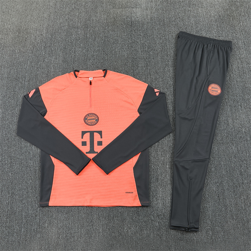 25/26 Bayern Munich Orange Tracksuits [Player Version]