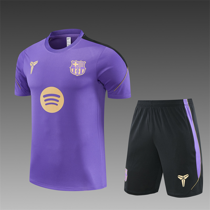 26/27 Barcelona Purple Short Sleeve Tracksuits