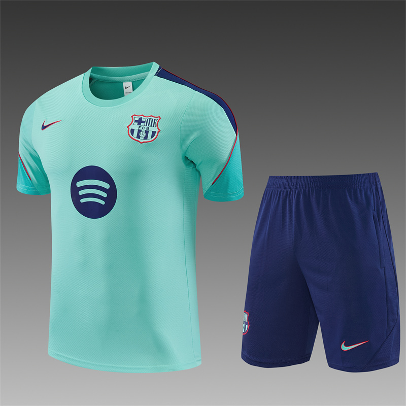 26/27 Barcelona light blue Short Sleeve Tracksuits
