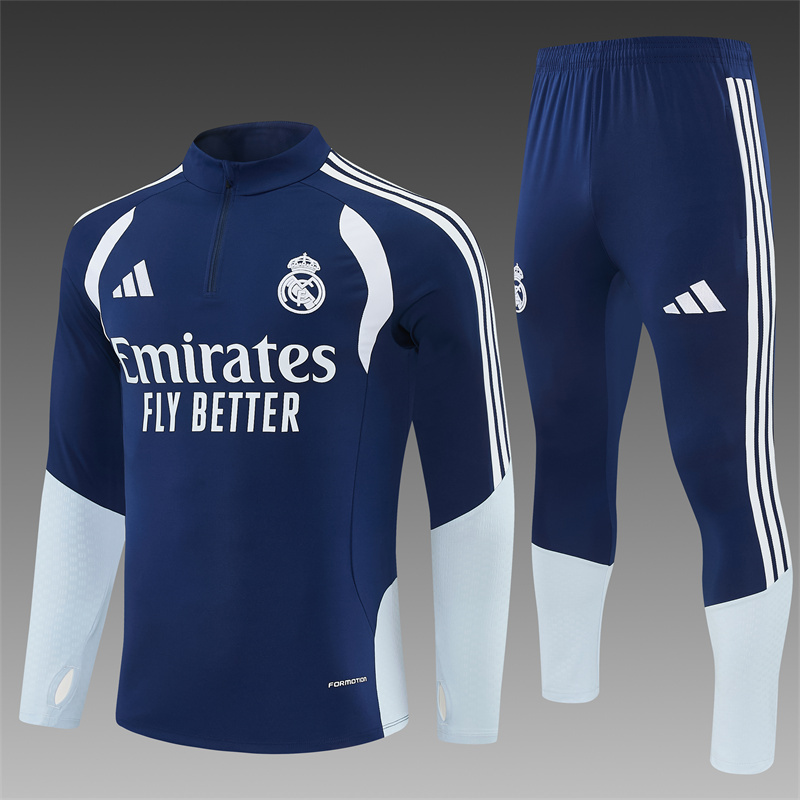 26/27 Real Madrid Blue Tracksuits